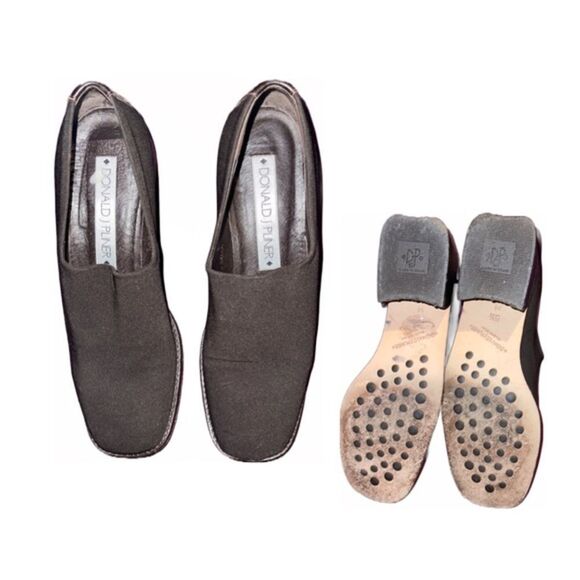 Donald Pliner Brown Slip On Shoes Size 5.5 - Picture 2 of 2